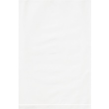White Flat Poly Bags (100 Pack)