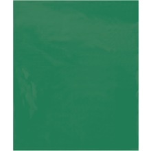 Green Flat Poly Bags (100 Pack)