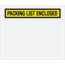 Yellow "Packing List Enclosed" Envelopes