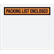 10 x 12" Orange "Packing List Enclosed" Envelopes