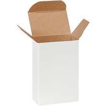 White Reverse Tuck Folding Cartons