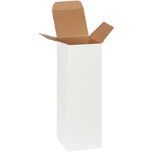 White Reverse Tuck Folding Cartons