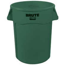 Rubbermaid® Brute® Trash Can - 44 Gallon Green