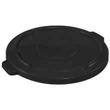 Rubbermaid® Brute® Flat Trash Can Lid - 44 Gallon Black