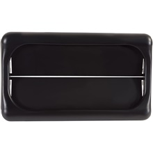 Rubbermaid® Slim Jim® Swing Top Lid - 23 Gallon Black