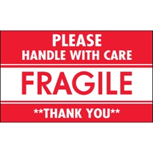 "Fragile - Handle With Care" Labels