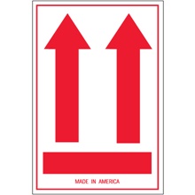 (Two Red Arrows Over Red Bar) Arrow Labels