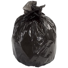 Second Chance Trash Liners - Black, 56 Gallon Flat Pack