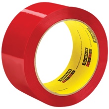 Red (6 Pack) Scotch® Box Sealing Tape 373