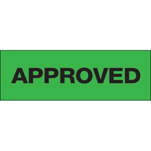 "Approved" (6 Pack) Tape Logic® Messaged Carton Sealing Tape