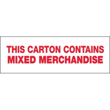 "Mixed Merchandise" Tape Logic® Messaged Carton Sealing Tape