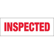 "Inspected" (6 Pack) Tape Logic® Messaged Carton Sealing Tape