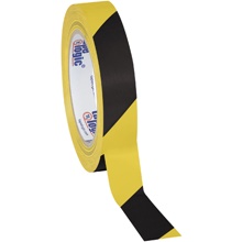 Black/Yellow (3 Pack) Tape Logic® Striped Vinyl Safety Tape