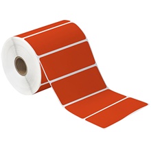 Red Desktop Direct Thermal Label