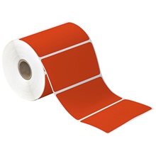 Red Desktop Direct Thermal Label