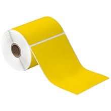 Yellow Desktop Direct Thermal Label