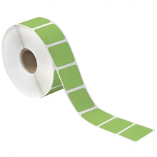 /4" Green Desktop Direct Thermal Label
