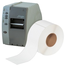 White Thermal Transfer Labels