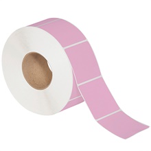Pink Thermal Transfer Labels
