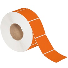 Orange Thermal Transfer Labels