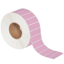 Pink Thermal Transfer Labels