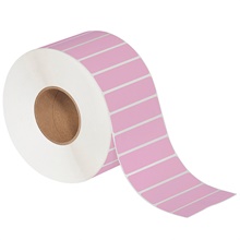 Pink Thermal Transfer Labels