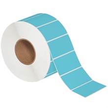 Blue Thermal Transfer Labels