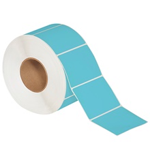 Blue Thermal Transfer Labels