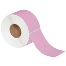 Pink Thermal Transfer Labels