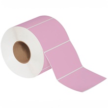 Pink Thermal Transfer Labels