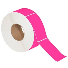 Fluorescent Pink Thermal Transfer Labels