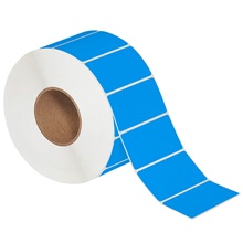 Fluorescent Blue Thermal Transfer Labels