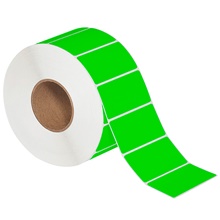 Fluorescent Green Thermal Transfer Labels