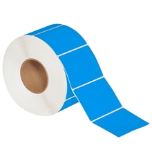 Fluorescent Blue Thermal Transfer Labels