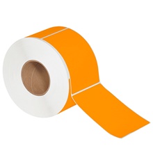 Fluorescent Orange Thermal Transfer Labels
