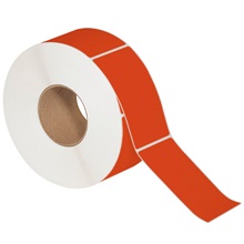 Red Direct Thermal Labels