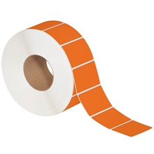 Orange Direct Thermal Labels