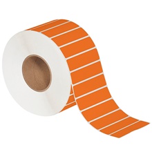Orange Direct Thermal Labels