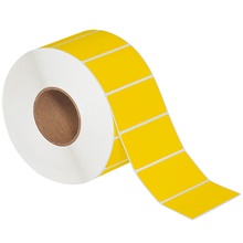 Yellow Direct Thermal Labels