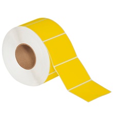 Yellow Direct Thermal Labels