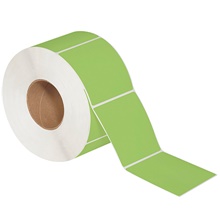 Green Direct Thermal Labels