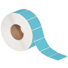 Blue Direct Thermal Labels