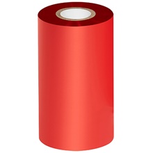 ' Red Thermal Transfer Ribbons- Wax/Resin