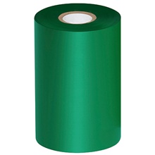 ' Green Thermal Transfer Ribbons- Wax/Resin