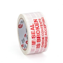 2" x 110 yds. - "Stop If Seal Is Broken" (18 Pack) Tape Logic® Messaged Carton Sealing Tape
