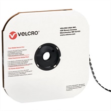 1 3/8" - Loop - Black VELCRO® Brand Tape - Individual Dots