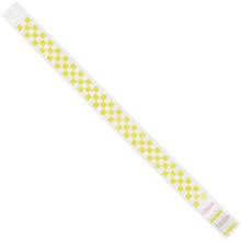 3/ Yellow Checkerboard® Wristbands