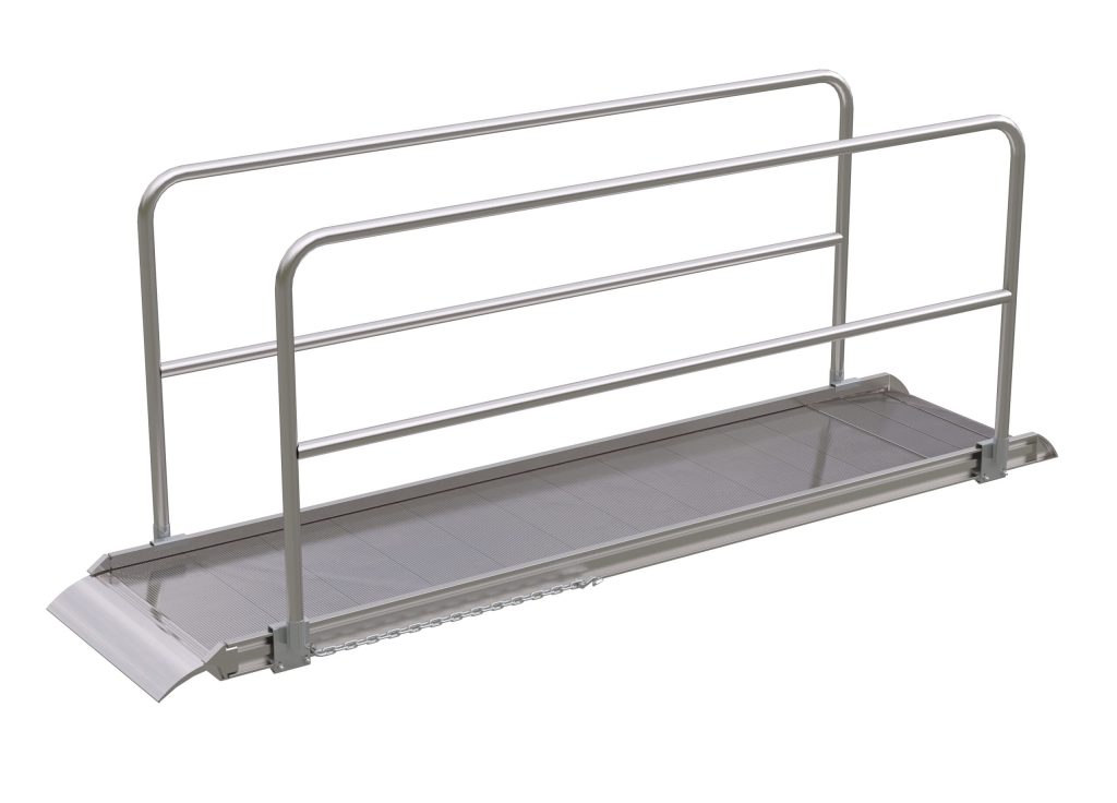 Alum Walk Ramp Handrail Overlap