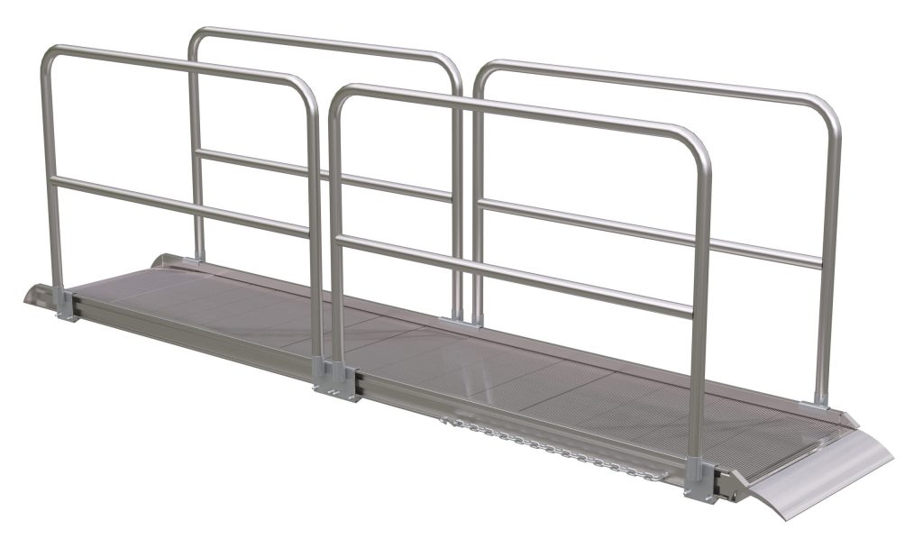 Alum Walk Ramp Handrail Overlap