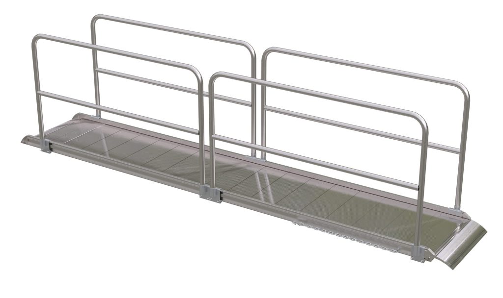 Alum Walk Ramp Handrail Overlap